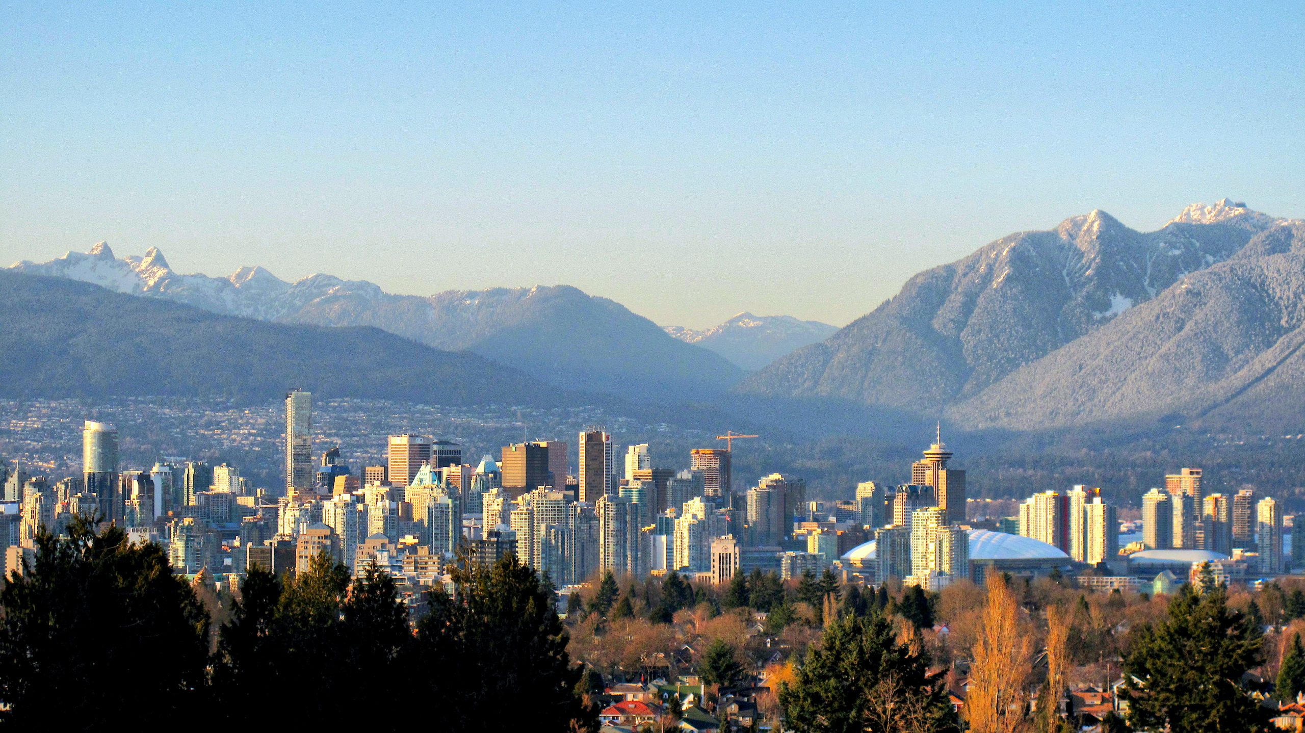 Vancouver skyline with British Properties in background, the topic of the latest In Conversation